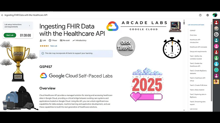 [NEW2025] Ingesting FHIR Data with the Healthcare API || #GSP457 || #qwiklabs || Lab Solution