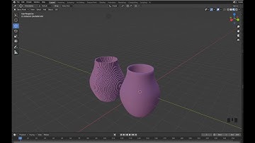 Making a vase in blender