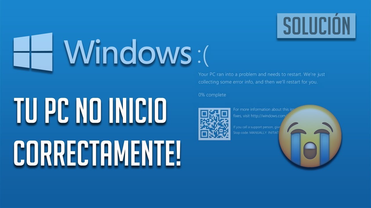 “Tu PC No Inició Correctamente” En Windows 10 [7 Soluciones] - YouTube