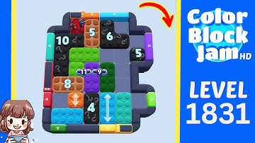Color Block Jam Level 889 (1831) Solution Walkthrough