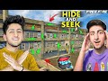 Playing chor police hide  seek in free fire factory roof funny challenge garena free fire