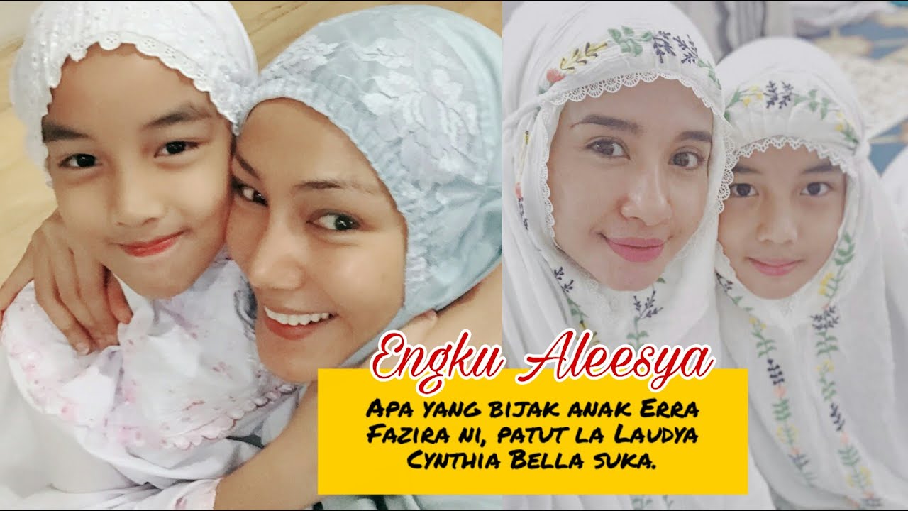 Wow dahsyat anak Erra Fazira ni, dah la cantik, cerdik dan sopan je!