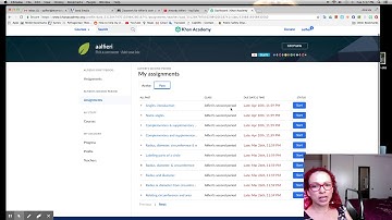 How to find past due assignments on Khan Academy