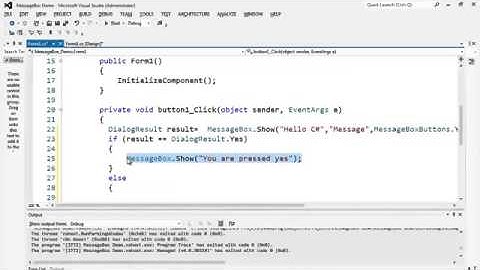 40  برمجة الواجهات   علبة الرسائل MessageBox‬   YouTube