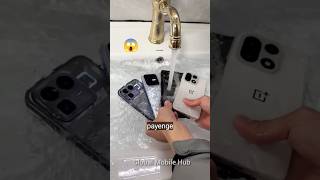 Water Test 🔥 iPhone vs OnePlus vs Android 💦 कौन है सबसे Strong? 😱 #Shorts
