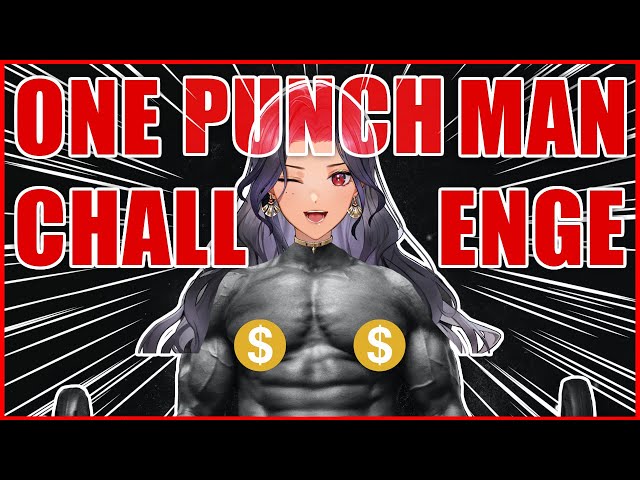 ONE PUNCH MAN CHALLENGE!👨‍🦲100 PUSH UPS! 100 SIT UPS! 100 SQUATS! 【NIJISANJI EN | Scarle Yonaguni】のサムネイル