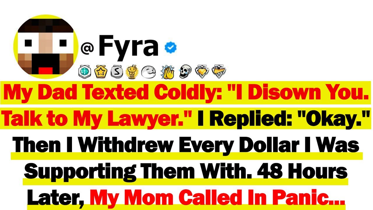 My Dad Texted Coldly: 