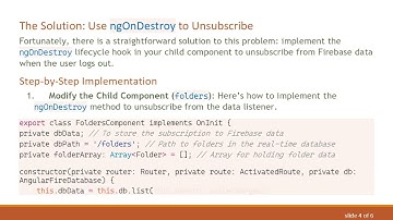 Resolve permission_denied Errors During Logout in Angular-Firebase Applications
