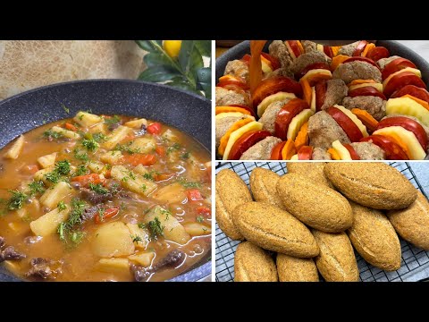 Ауызашарға дайындап көріңіз🔥Ифтар меню. 3 күн Ыстық тағам, салаттар.