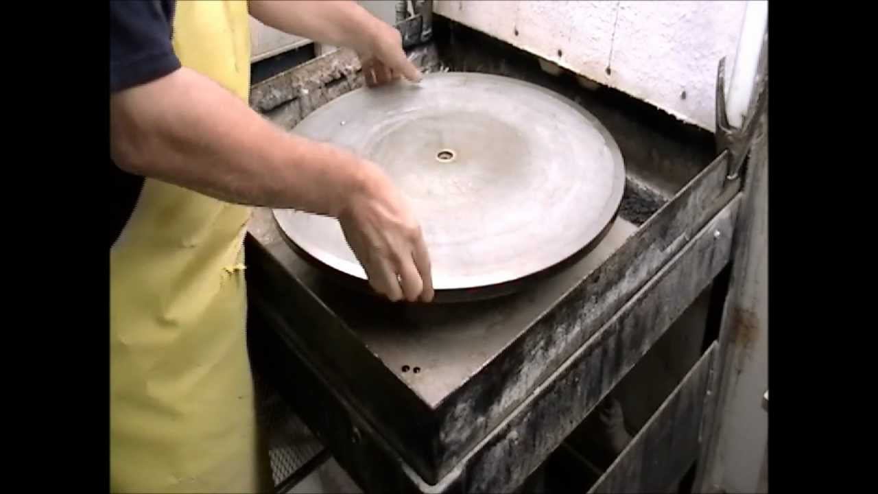 Art Glass Grinding Wheel Demonstration 