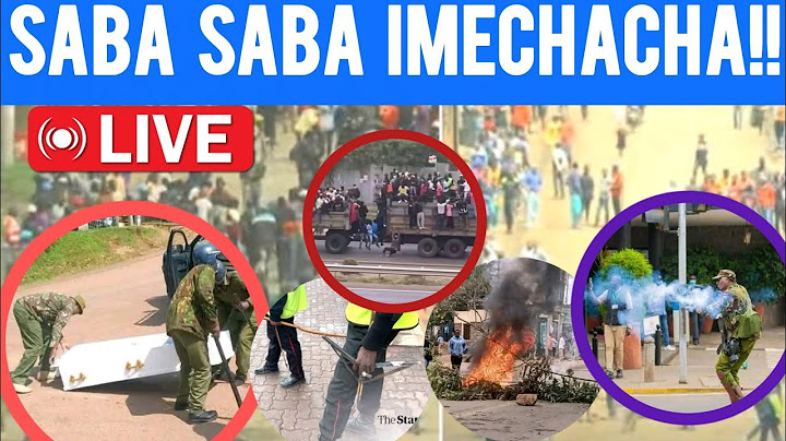 LIVE🔴 KENYA: SABA SABA PROTESTS IN  NAIROBI CONTINUE  TO ESCALATE.  POLICE OVERPOWERED BY  GEN Z.