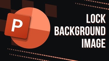 How to lock background Image in Microsoft Powerpoint