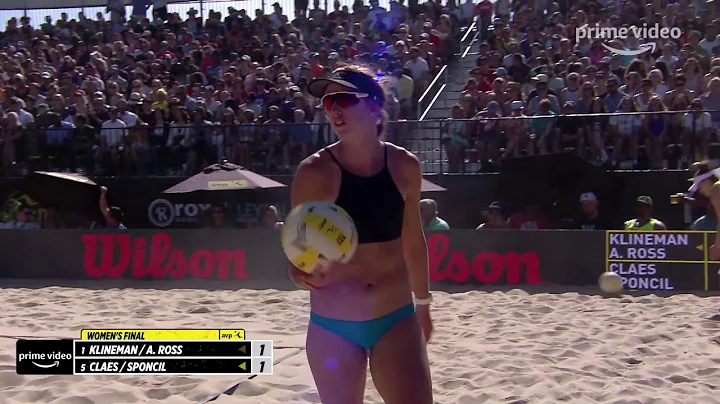 Sponcil and Claes Digging for Points | 2019 AVP Gold Series New York City Open