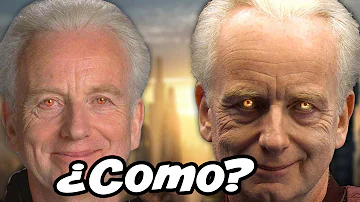 ¿Por qué Palpatine tiene los ojos amarillos?