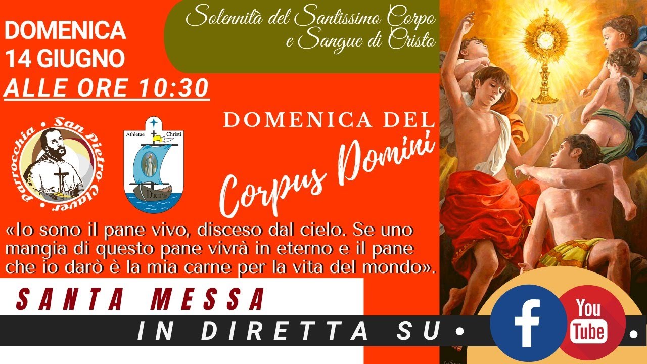 DOMENICA 14 GIUGNO / SOLENNITÀ CORPUS DOMINI / A + UNITI NELLA