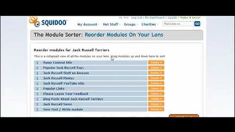 Squidoo Lens Setup Video 4 Setup Part 1