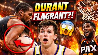 Kevin Durant Flagrant On Reaves Ayton Clutch Finish