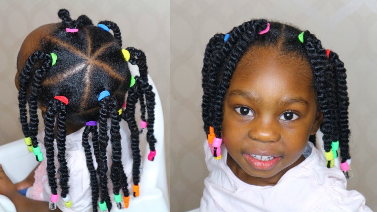 The Cutest Kinky Twists Protective Style On A 2yrs Old. Black Little ...