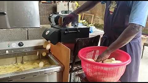 Banana chips machine, Plantain slicer