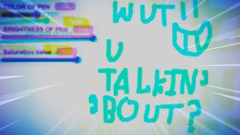 How to make a BASIC drawing game in scratch 3.0