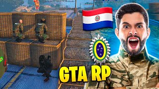 FUI O HERÓI DA GUERRA NO EXÉRCITO BRASILEIRO!! GTA RP