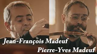Play the Violin sheet music with J.F. Madeuf &amp; P.Y. Madeuf/ Heinichen: Concerto for 2 Horns, S234