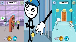 Thief Puzzle: to pass a level - Gameplay Mobile Game Walkthrough Android Ios Part 1 Levels 1-40 screenshot 2