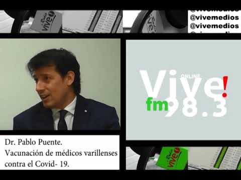 Dr  Pablo Puente vacunado contra el Covid 19