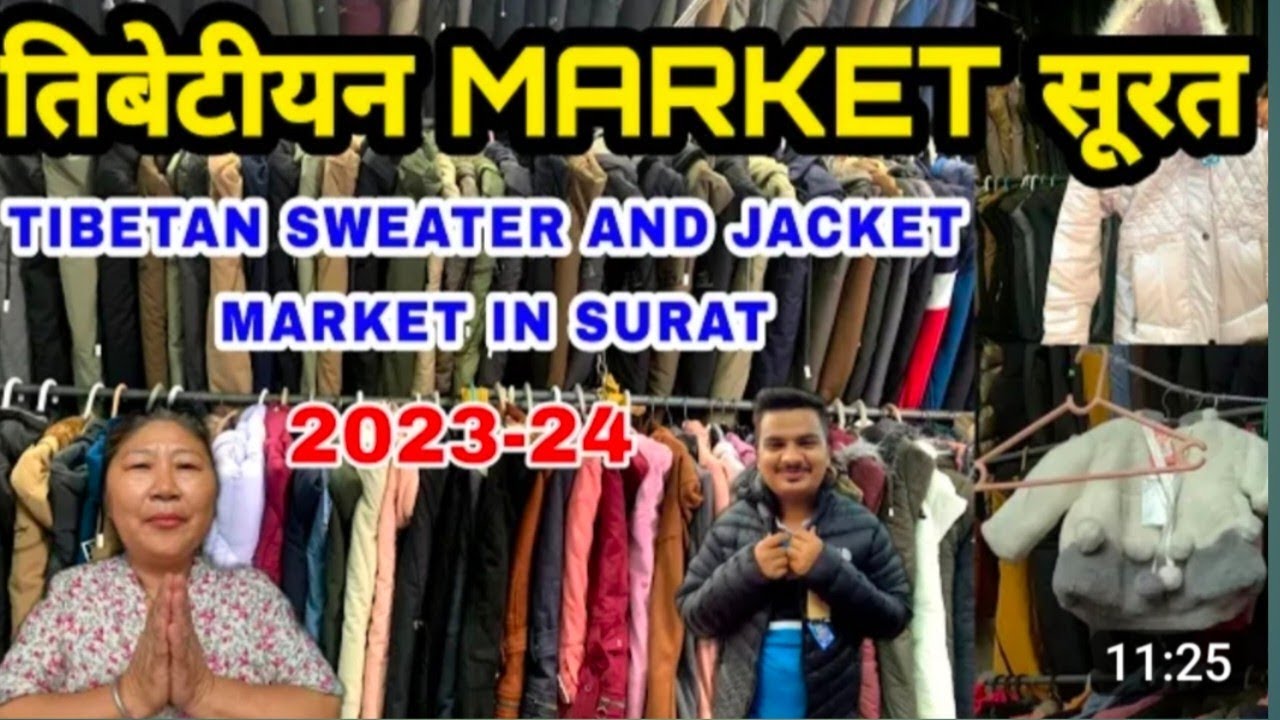Tibetan Refugee Sweater Market winter Shopping Local Market Surat