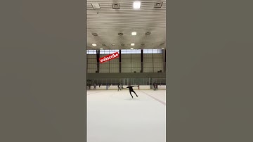 Camel - Broken leg combo spin #iceskating #shorts #spins