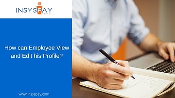 How can Employee View and Edit his Profile?