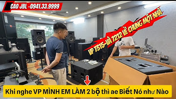 Dân chơi Bắc Ninh "thị uy" với VP VP7315/64DPAN & SUB VP SB 7118 DPAN  & Shure AD4D - KSM11 kịch độc