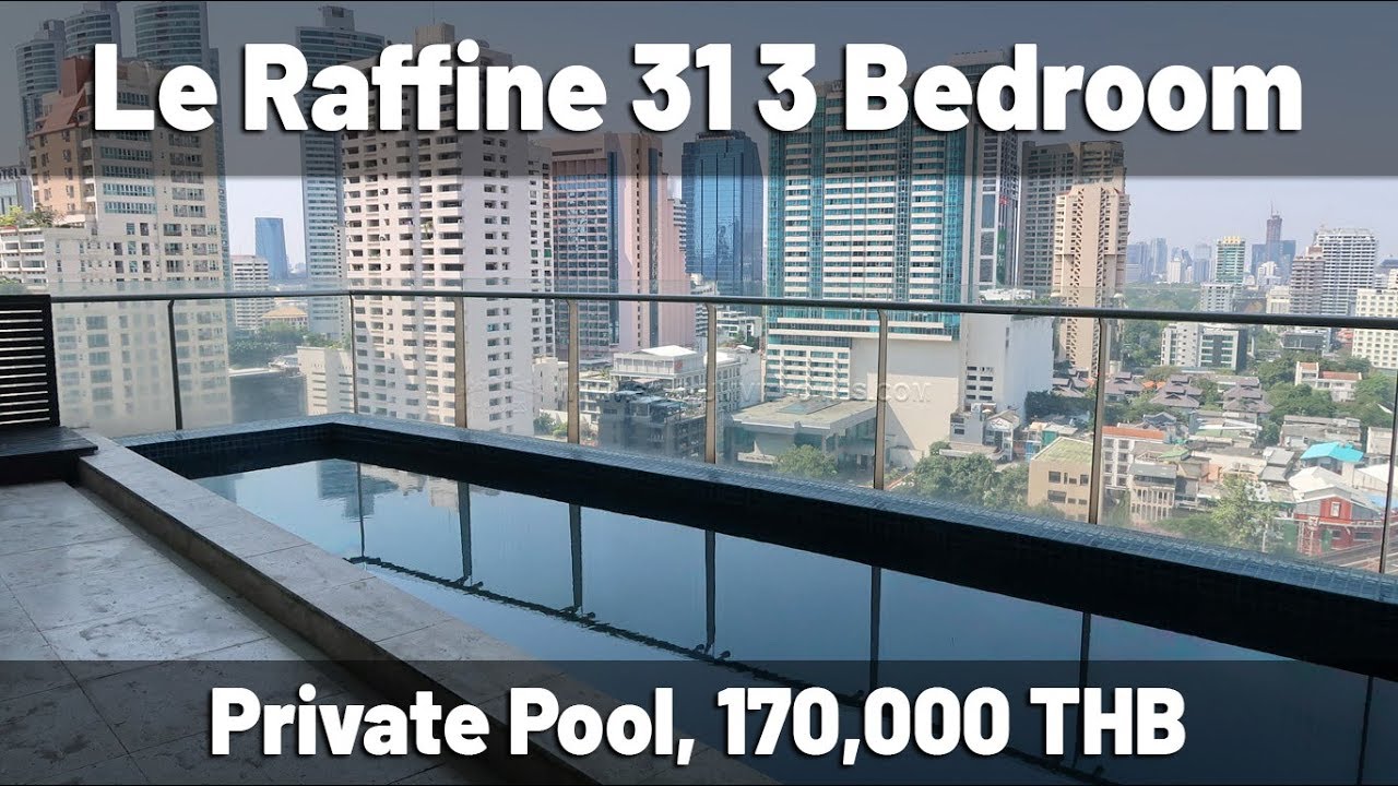 Le Raffine 31 Luxury Apartment with private pool Bangkok Le Raffine 31 - YouTube