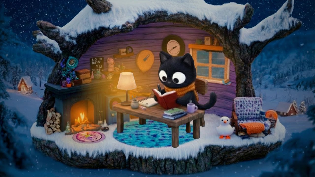 ル Deep Night Jazz✨️for Study & Work 🌙 Focus & Productivity ✍️ Winter Lofi Treehouse