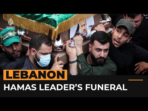 Senior Hamas official Saleh al-Arouri’s funeral held | #AJshorts