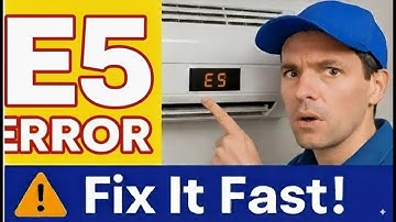 ❗E5 Error Code on AC ❄️ – Real Cause & EASY Fixes 🔧 (Don’t Call a Tech Yet!) ✅