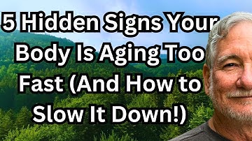 5 Hidden Signs Your Body Is Aging Too Fast (And How to Slow It Down!)