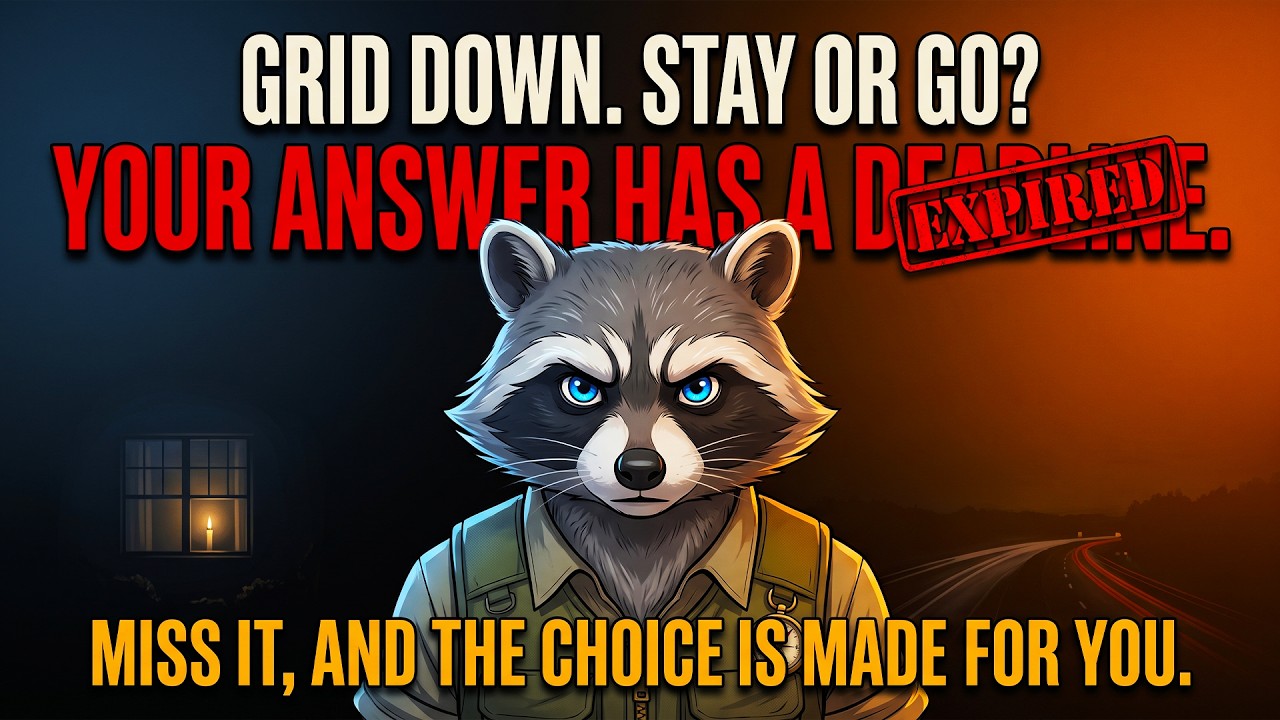 Stay or Go When the Grid Fails — Your Answer Has an Expiration Date