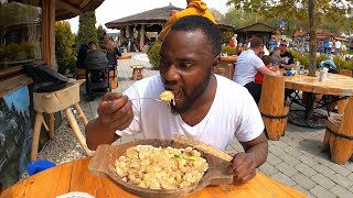 BEST Traditional Slovak Food On Panoramic Mountain ⛰ screenshot 3