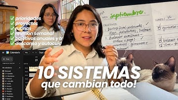 10 sistemas prácticos para organizar tu vida | productividad, gestión de tiempo, tesis, hogar y más