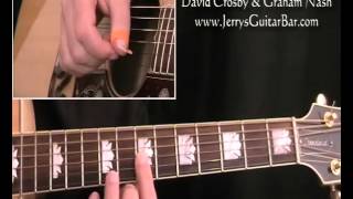 How To Play David Crosby The Lee Shore (intro only) chords