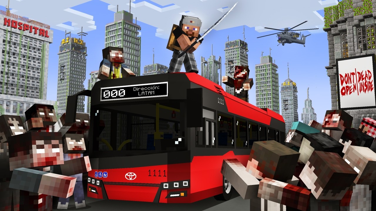 Sobreviví a un Apocalipsis Zombie Imposible en Minecraft