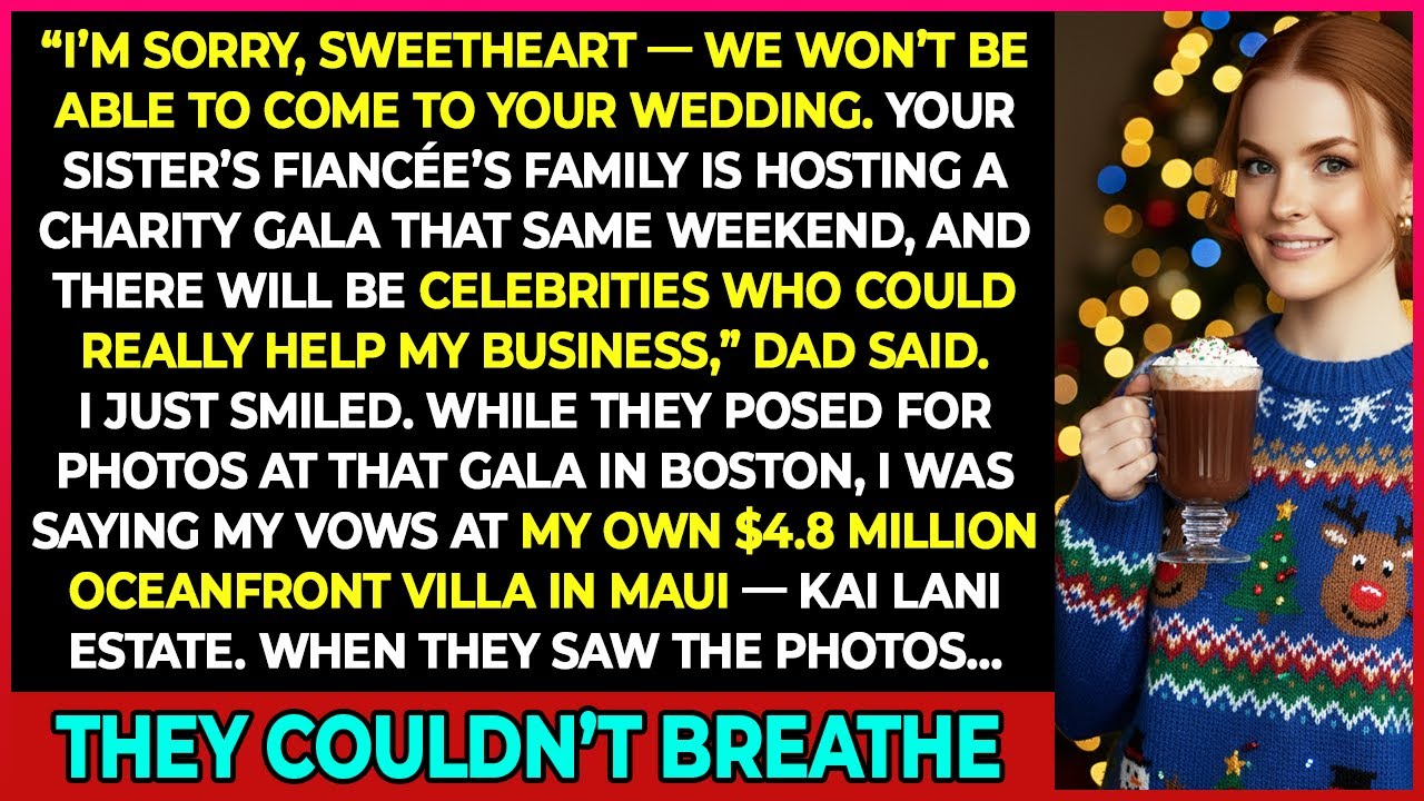 Parents Skipped My Wedding for My Sister’s Fiancée’s Charity — Then Saw My $4.8M Oceanfront Villa...