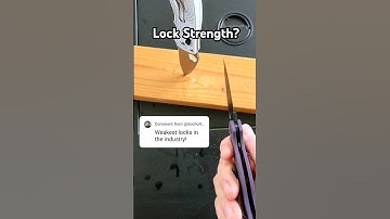 Spyderco Has The Weakest Locks! #edgedmindset #spyderco #edc #lock #test