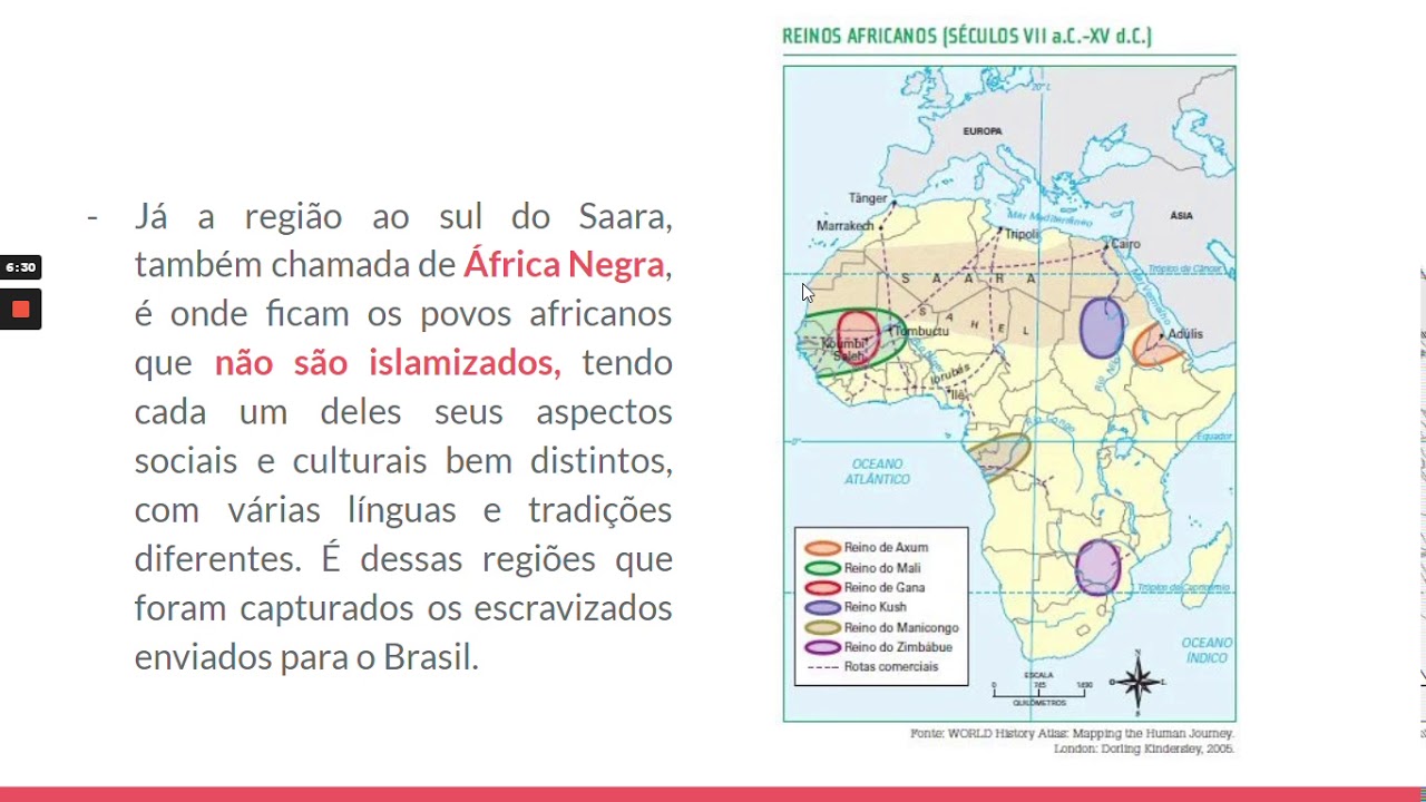 A áfrica Dos Grandes Reinos E Impérios Exercicios Com Gabarito