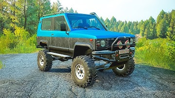 UAZ-3170 Terra Mod Test Drive (mud, suspension) - SnowRunner
