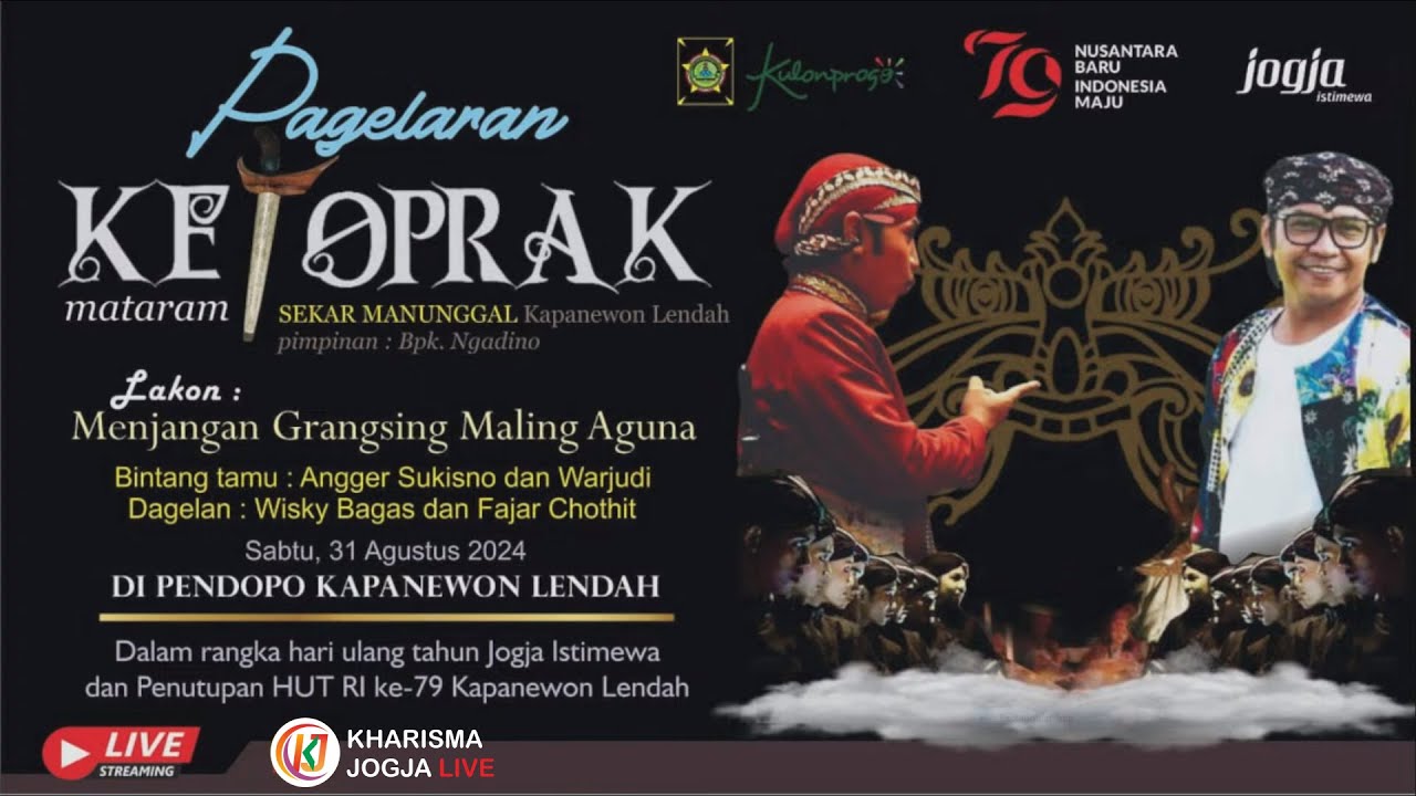 KETOPRAK MATARAM YOGYAKARTA | Lakon Menjangan Grangsing (Ki Warjudi)