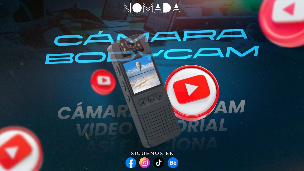 👀 MINI CÁMARA FULL HD BODYCAM CS06 | ASÍ ES COMO FUNCIONA | VIDEO TUTORIAL 👀