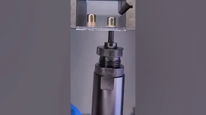 Countersunk rivet nuts are riveted flush with the product