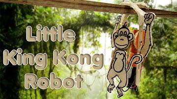 Diy rope climbing robot monkey How to make simple climbing toy at home